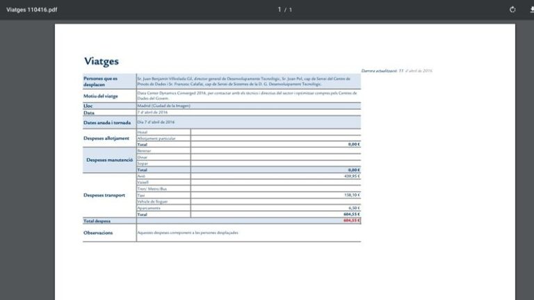 transparencia web