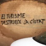 Una de las pintadas aparecidas en Ciutat