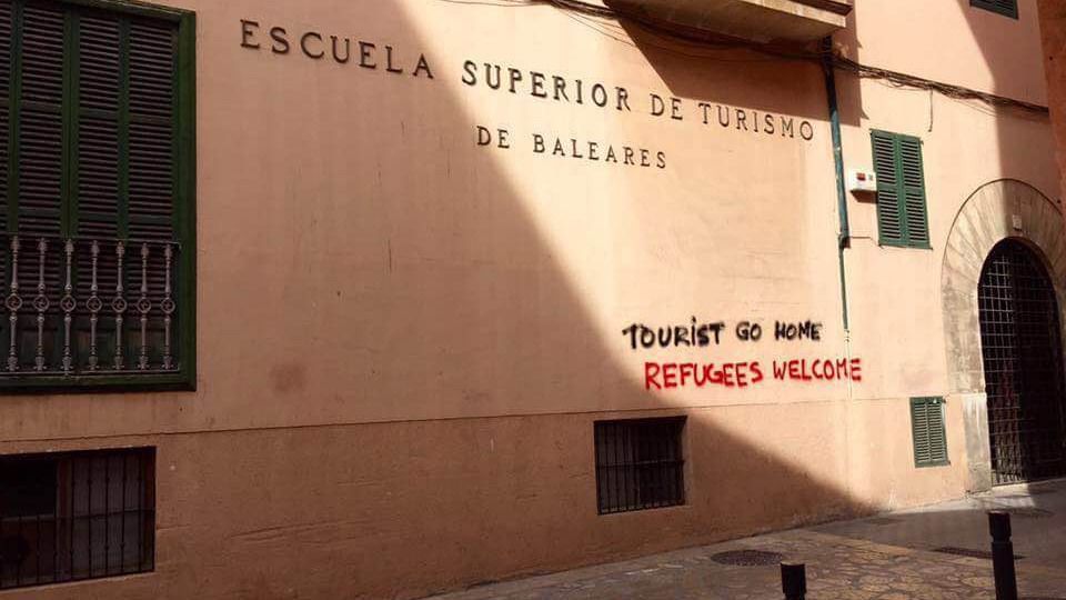 pintada palma turistas