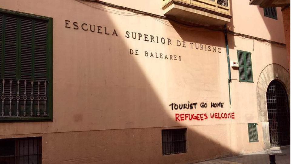 pintada palma turistas