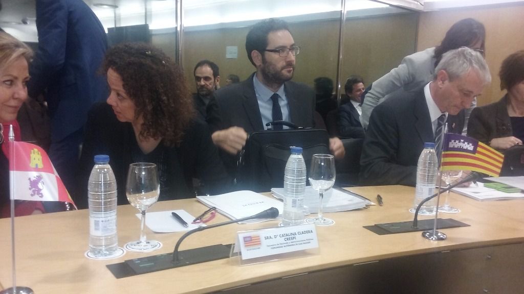 Catalina Cladera en el Consejo Fiscal y Financiero junto a otros representantes de CCAA