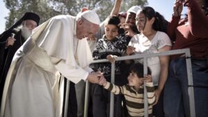 Papa en Lesbos
