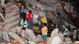 Imagen de los efectos del terremoto
