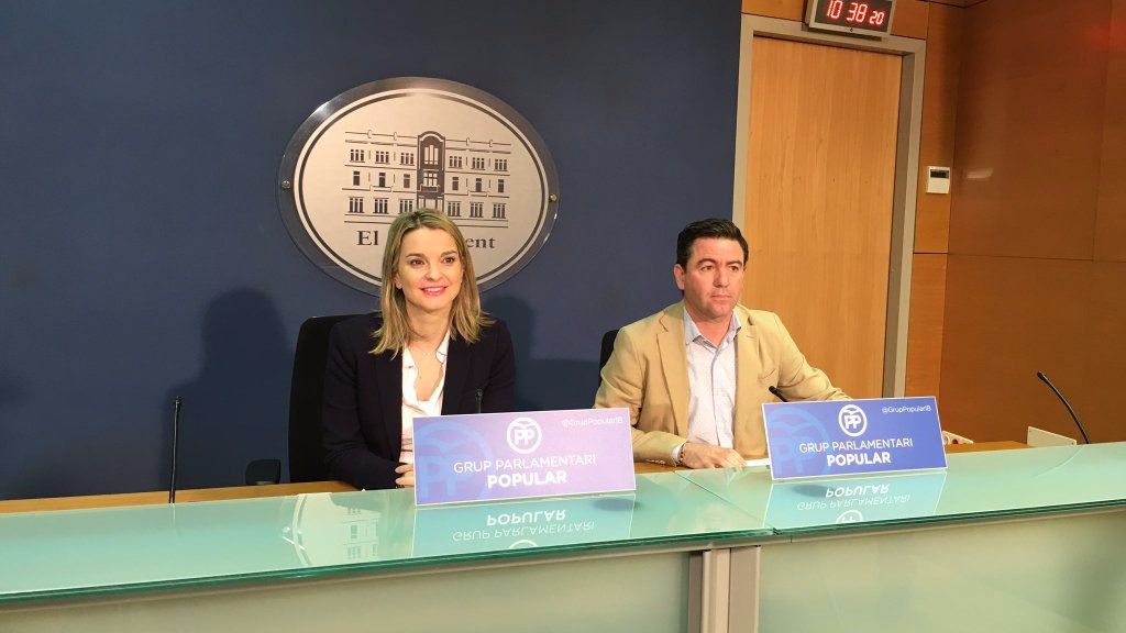 Los diputados Marga Prohens y Miguel Jerez