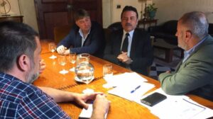 Reuni&oacute;n de Miquel Ensenyat con el c&oacute;nsul de Educador en Palma