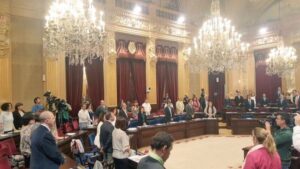Imagen del pleno del Parlament