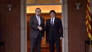 Rajoy y Puigdemont