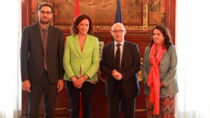 La consellera Cladera junto al ministro Montoro