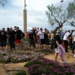Imagen de los turistas en plena ruta