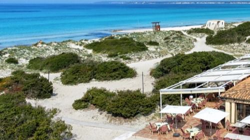 Imagen de la zona de Es Trenc