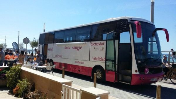 Imagen de la unidad móvil desplazada a Es Molinar