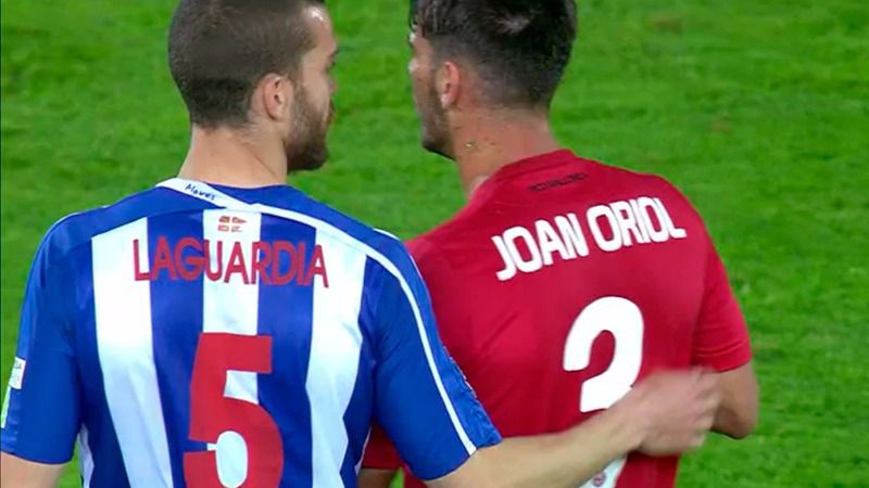 Oriol ha visto la roja en el descuento