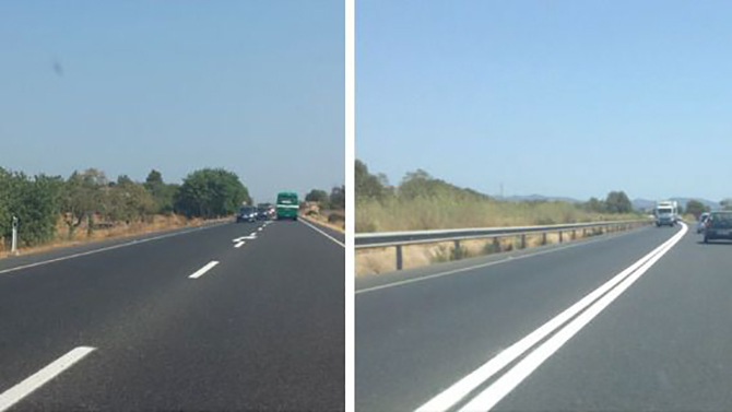 Carretera Llucmajor a Campos