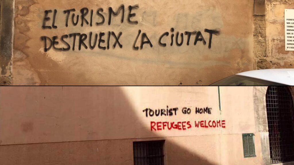 Imagen de las pintadas aparecidas