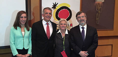 Maria Isabel Martin, Vicent Torres, Isabela Nazarska y Agustín Núñez