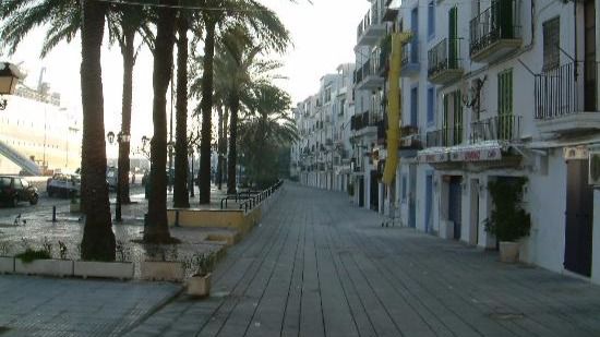 Barrio de la Marina en el puerto de Eivissa