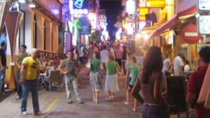 Calle del West End en Sant Antoni