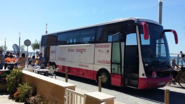 Llamamiento a la población para que donen sangre cómodamente