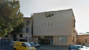 El hombre se col&oacute; por las obras del edificio vecino