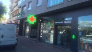 Farmacia de la calle Arag&oacute; de Palma