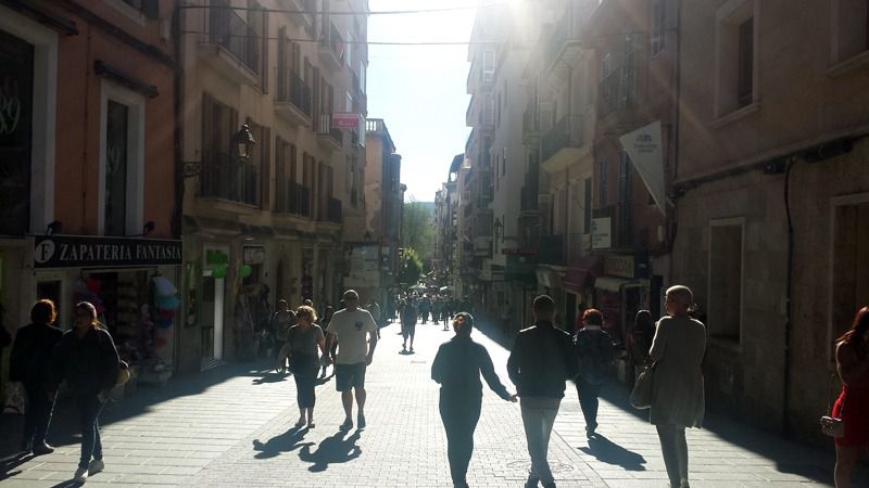 El centro de Palma está saturado de alquileres vacacionales