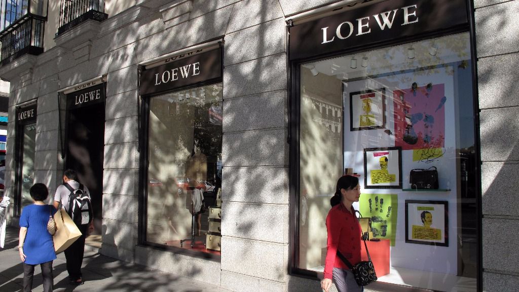 Imagen de una de las tiendas de lujo en Madrid
