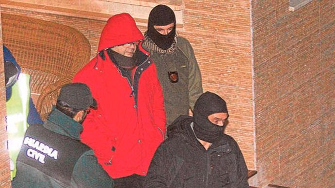 Romanov el día de su detención