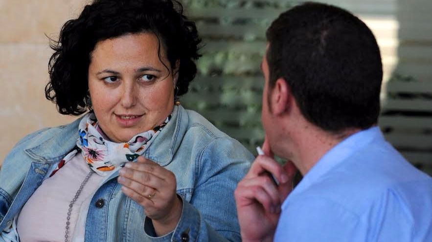 Cati Mora en la entrevista para mallorcadiario.com