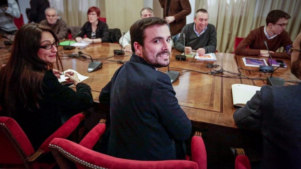 Mesa negociacion Podemos IU