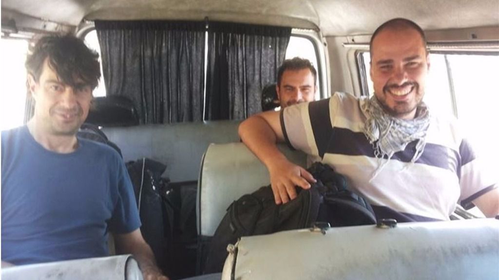 Periodistas liberados Siria