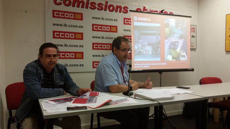 Manel García y Francisco Moreno en rueda de prensa