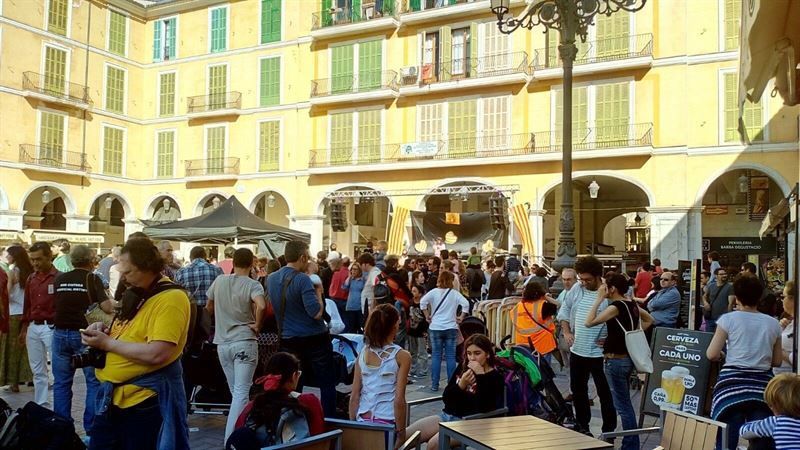 Un momento del acto