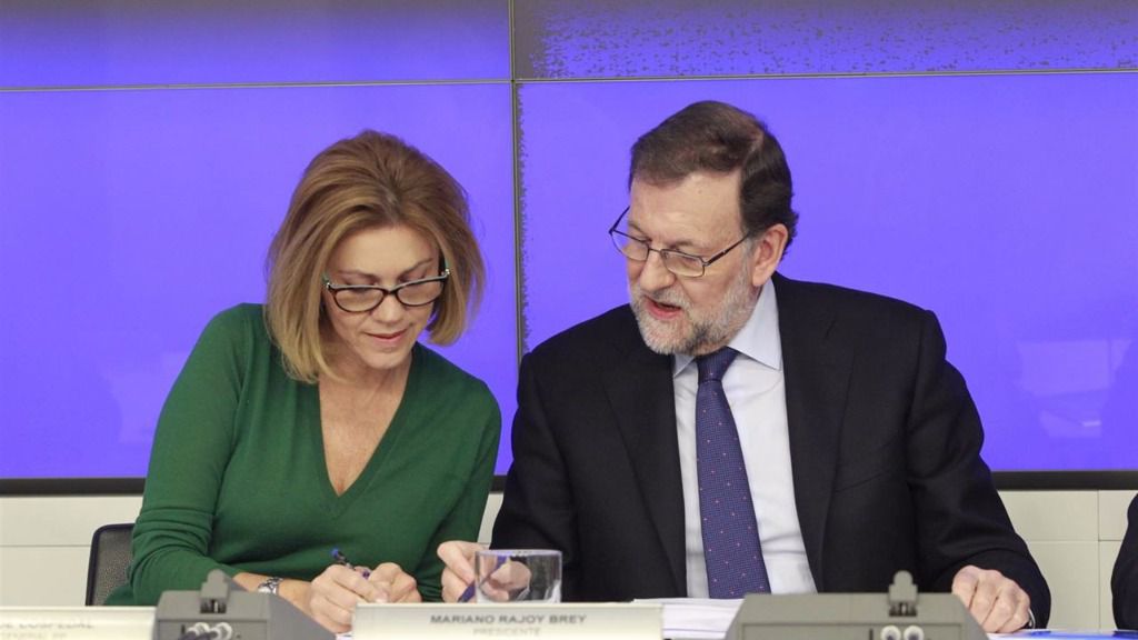 Maria Dolores de Cospedal y Mariano Rajoy