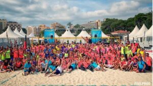 Imagen de los participantes en esta cita para los amantes del deporte