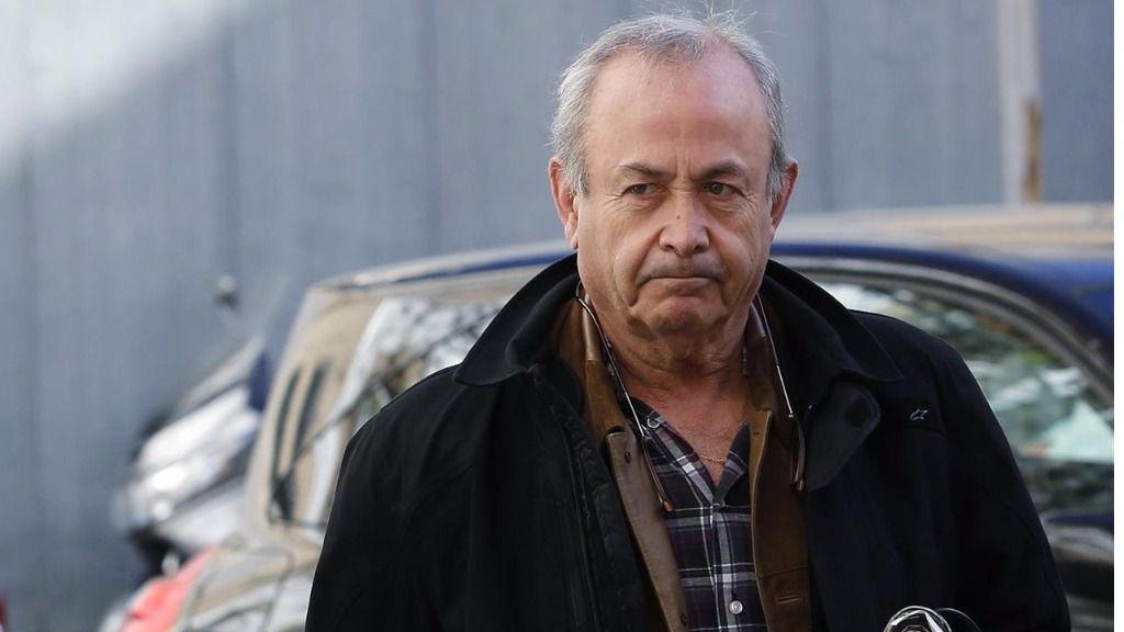 El juez Castro a la salida de los juzgados de Vía Alemania en Palma