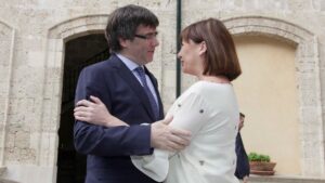 Los dos mandatorios ante el Consolat de Mar
