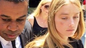Primeras imágenes de Amber Heard con la cara magullada