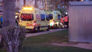 Ambulancias del 061 y privadas han trasladado a las v&iacute;ctimas