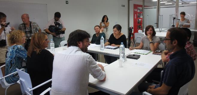 Imagen de archivo de las negociaciones del pasado mayo