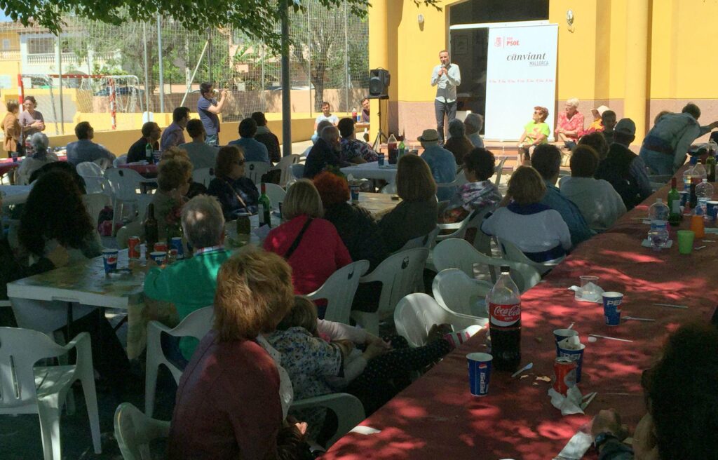 Comida de los candidatos con militantes y simpatizantes de Marratxí