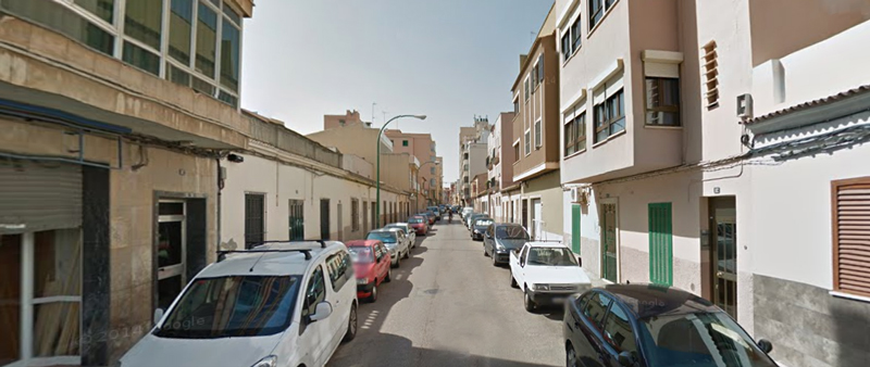 Imagen de la calle en la que se produjo el suceso