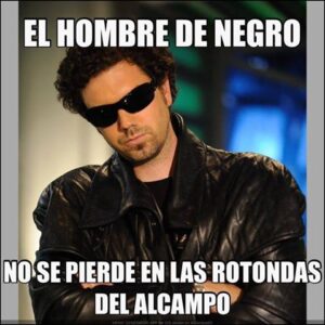 viral hombre de negro
