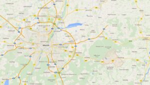 Mapa Munich