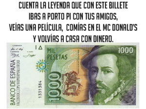 Billete mil pesetas