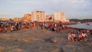 puesta de sol en sant antoni