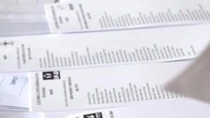 En el colegio electoral del instituto de Sant Lloren&ccedil;