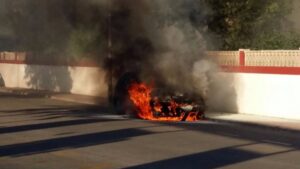 incendio coche alaior