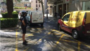 La Polic&iacute;a Local reorganiza el tr&aacute;fico