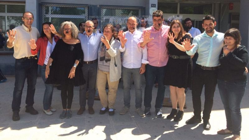 El candidato multipartido arranca la campaña en un barrio obrero de Palma