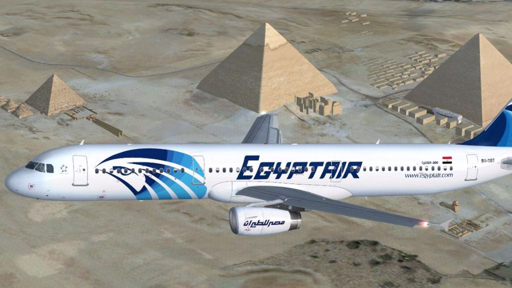 Uno de los aparatos de Egyptair